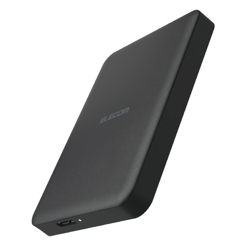 エレコム ELP-HTV010UBK テレビ録画 外付けHDD ポータブル 2.5インチ 1TB 静音ファンレス USB 3.2 Gen1(5Gbps) ブラック|ヤマダ電機 店