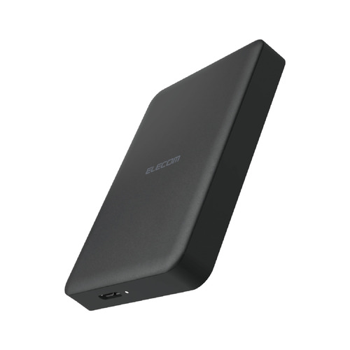 エレコム ELP-HTV020UBK テレビ受像機録画 外後ばらいHDD 携帯型 2.5in 2結核症 静音気違い受け答え USB 3.2 Gen1(5Gbps) 黒いこと