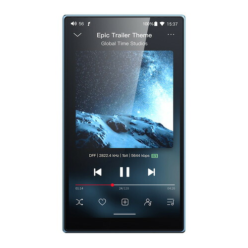 FIIO FIO-JM21-2026-L デジタルオーディオプレイヤー ハイレゾ Bluetooth LDAC対応 android 13搭載 ブルー｜ヤマダ電機　店