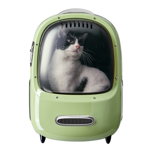 PETKIT P7704GR Cat Travel Bag Green ペット用キャリーバッグ 犬猫兼用 2kg グリーン
