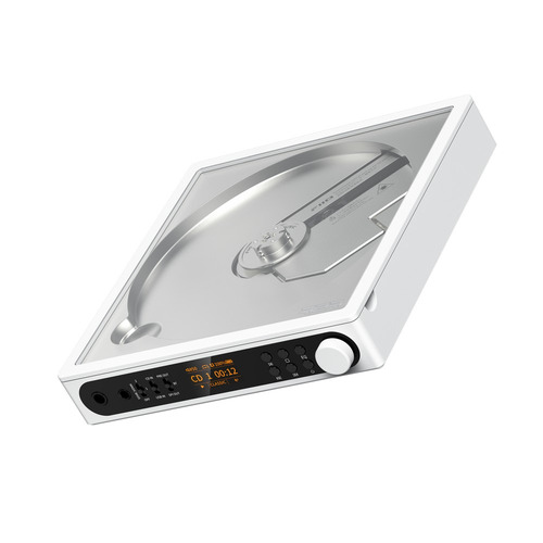 FIIO FIO-DM15R-W ポータブルCDプレーヤー フルバランス24bit R2R DAC回路搭載 Bluetooth対応 ホワイト