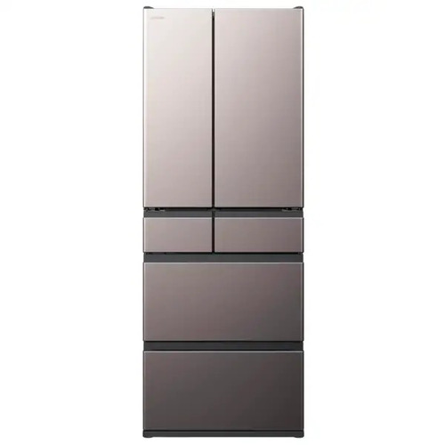 【無料長日月引きうける】日立 電気冷蔵庫 617L 観音開き 6部屋の入り口 幅68.5珊 まんなか3段大静電容量氷る まるごとチルド R-HWC62Y 薄墨色系