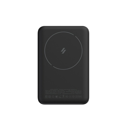 ADAM elements APBADVTSB5BK 準固体電池採用収納式回転スタンド搭載モバイルバッテリー VIONTA B5 20W急速充電対応 5000mAh ブラック｜ヤマダ電機　店