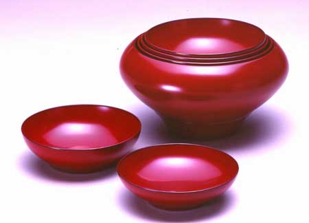【宮内庁御用達　漆器 山田平安堂】海外の方への贈り物に…応量器<br>漆塗