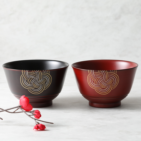 宮内庁御用達　漆器 山田平安堂 睦椀　ひさご春秋　夫婦椀 hisagowan6001.jpg