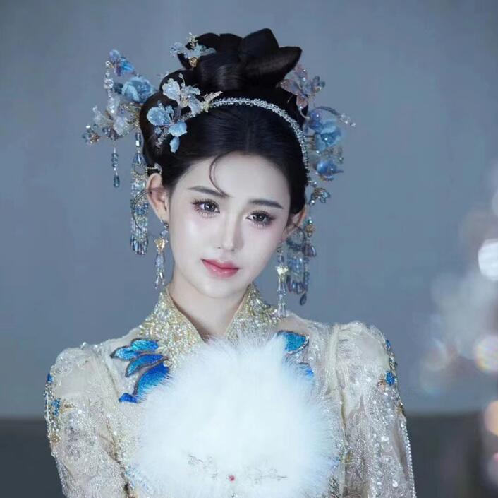 楽天市場】豪華な中国風ヘアアクセサリー 合金 古代皇后 貴妃用王冠