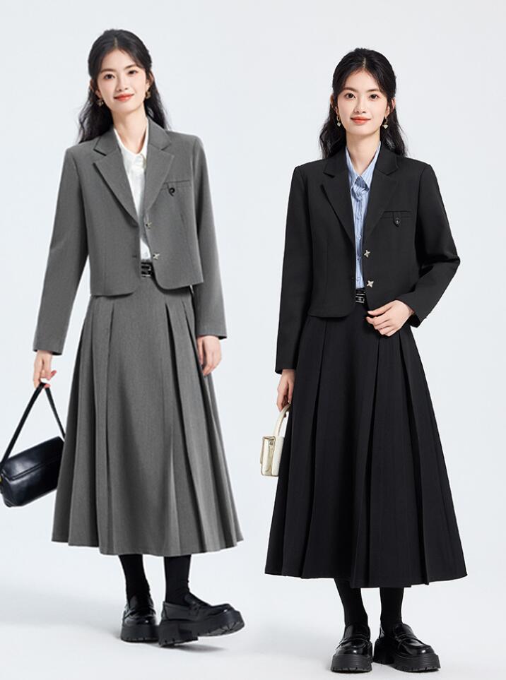 楽天市場】レディーススカートスーツセット ビジネス 制服OL