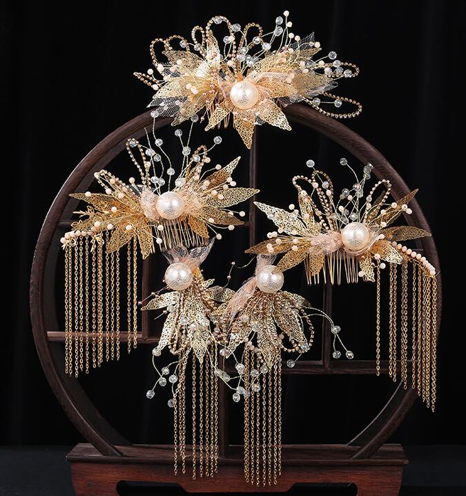 海外限定 かんむり 宮廷皇后貴妃風王冠 中華グッズ ヘアアクセサリー かんざしカチューシャ 中華風 華流コスプレ用髪飾り 超豪華チャイナ風髪飾りセット ティアラ 変装 仮装道具 コスチューム 華やか 唐装漢服用髪飾り合金 中華舞台ステージコスプレ道具 舞台撮影グッズ