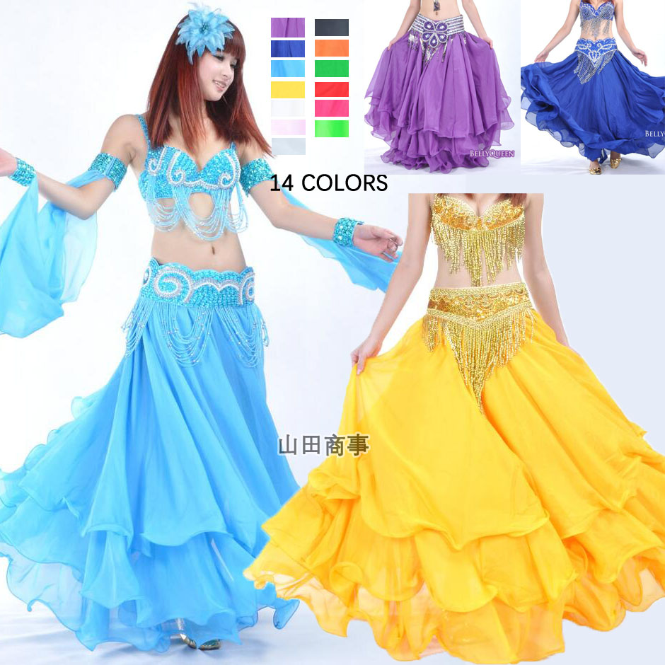 楽天市場】ベリーダンススカート シフォンスカート 社交ダンス