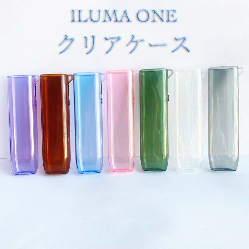 161 アイコス イルマワン iluma one ケース カバー 透明 ピンク - 財布