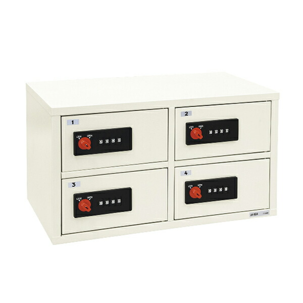 LK LOCKER LK-504 2列2段 4人用 ダイヤルナンバーロック EIKO 完全キーレス