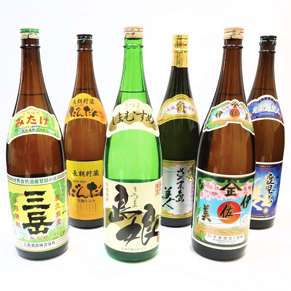 おすすめ鹿児島焼酎セット飲み比べ1800ml× 6本セット 焼酎 芋 プレゼント 芋焼酎 父の日 ギフト送料無料 北海道 東北は 500円 優先配送