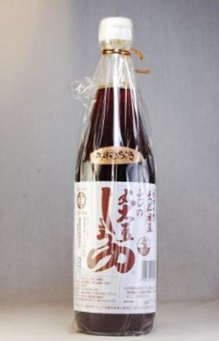 【和歌山県】【那智勝浦町】【藤野醤油醸造元】丸大豆うすくちしょうゆ うすむらさき720mlx15本|やまぐち開盛堂