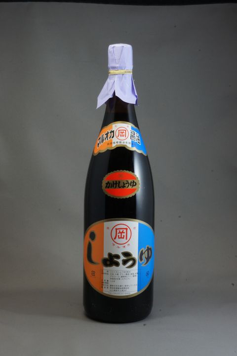 【山口県】【萩市土原】【岡田味噌醤油】マルオカ 天然醸造 かけ醤油 1.8LX6本|やまぐち開盛堂