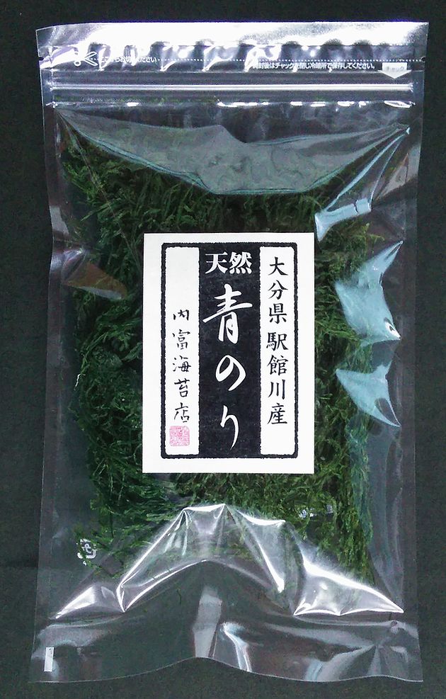 市場 送料無料 天然すじ青のり原藻１０ｇ 希少 やっかんがわ 駅館川 大分県産