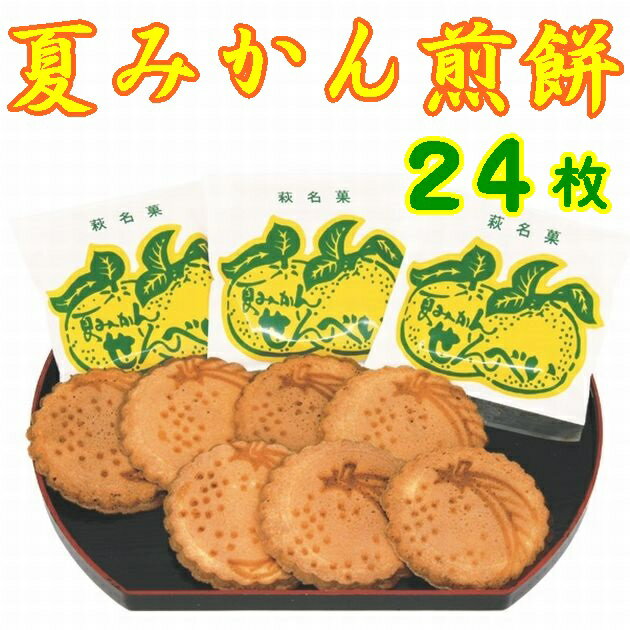萩の夏みかんせんべい24枚