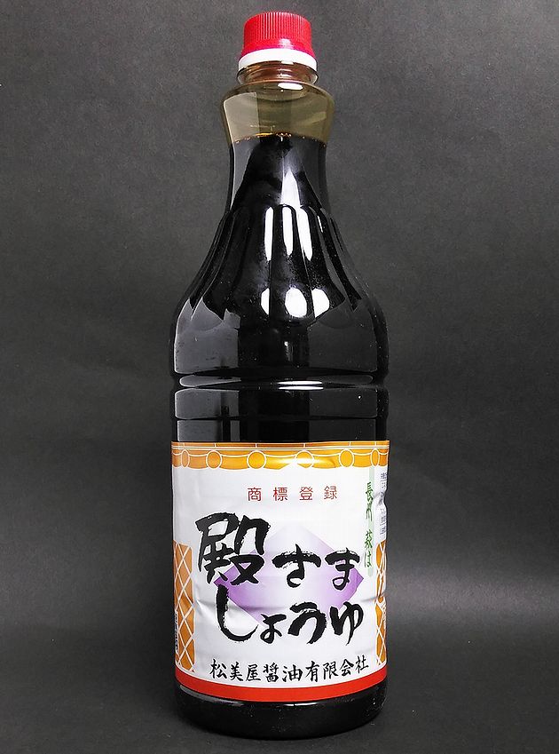 【松美屋醤油】殿さましょうゆ1800mlx6本【山口県】【萩市浜崎町】【殿様醤油】|やまぐち開盛堂