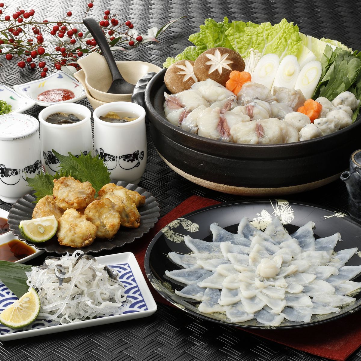 山口【送料無料】『下関のふぐ料理セット　４人前』（とらふぐ・まふぐ）