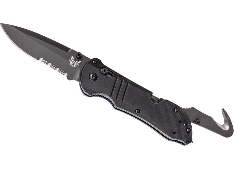 ベンチメイド 917SBK タクティカル トリアージ ブラック直・波コンビ刃 BENCHMADE