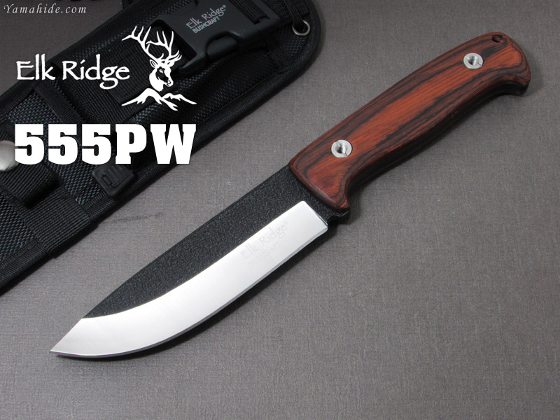 楽天市場 エルクリッジ Er555pw ブッシュクラフトナイフ Elk Ridge Fixed Knife 世界のナイフショールーム 山秀