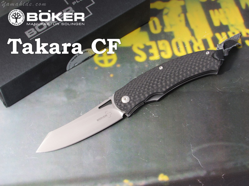 楽天市場 ボーカー プラス 01bo4 タカラ Cf 折り畳みナイフ 松野寛生デザイン Boker Plus Takara Folding Knife 世界のナイフショールーム 山秀