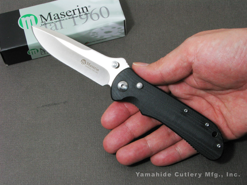楽天市場 マセリン 402g10n スポーツ ボタンロック 折り畳みナイフ Maserin Sport Folding Knife 世界のナイフショールーム 山秀