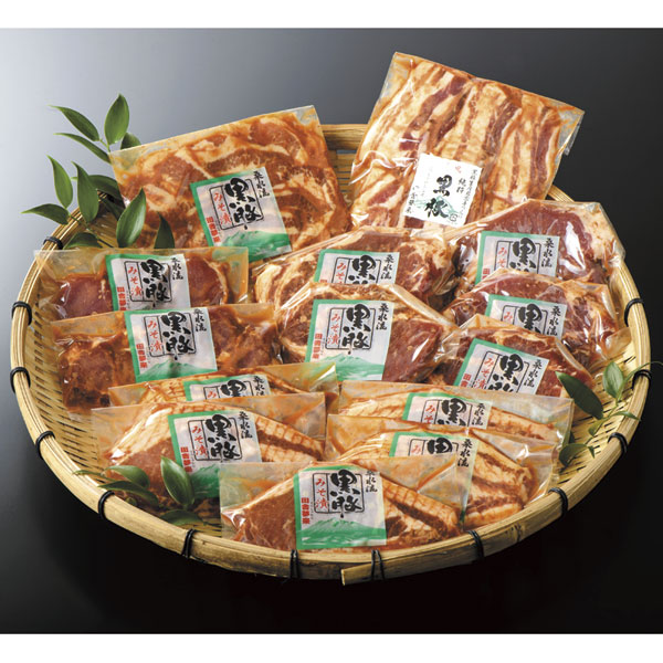 K-SP 桑水流畜産 黒豚特上セット(宮崎県産)|山形屋