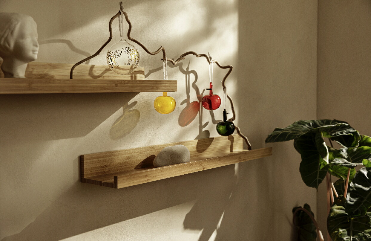 ♡ラスト1♡イッタラ アップル オーナメント ピンク 北欧 完売 りんご