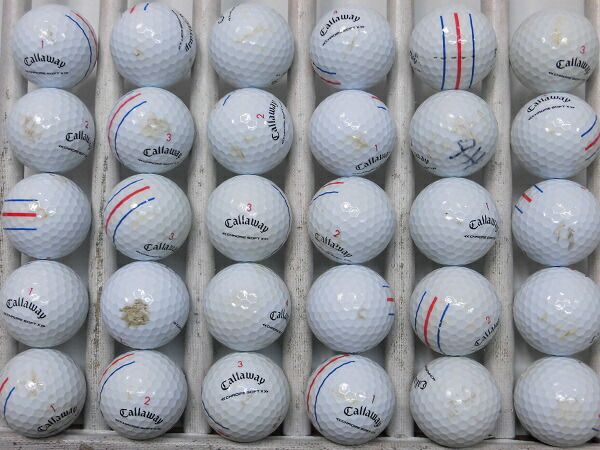 Callaway - 【中古】 【送料無料】 ロストボール キャロウェイ クロムソフト X トリプルトラック イエロー 2022年モデル 20球 Bランク リゴルフ 楽天市場】【Bランク】キャロウェイ クロムソフトエックス 2022