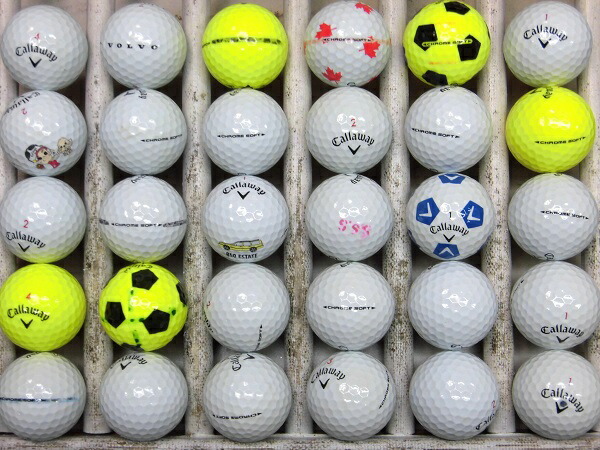 Callaway ロストボール キャロウェイ 各種混合 ホワイト系 50球