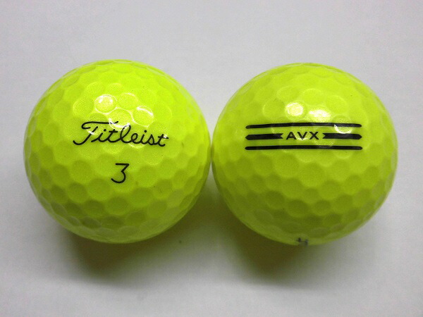 タイトリストボールAVX （イエロー） Titleist AVX Yellow 2024 - 1 Dozen - LostGolfBalls.com