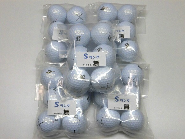 【Ｓランク】BRIDGESTONE GOLF　SUPER STRAIGHT　2025年　パールホワイト　３０球 【マーク・ネーム無】【中古】ロストボール　ゴルフボール　ブリジストン　スーパーストレート【送料無料】