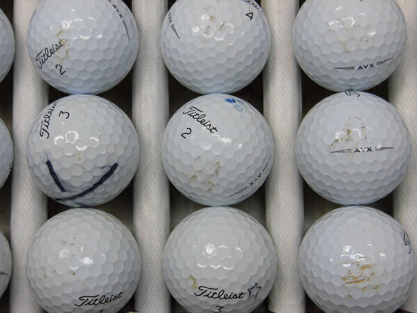 お1人様1点限り】 タイトリスト ＡＶＸ 2020年 ３０球 ×２袋 ６０球 ホワイトロストボール ゴルフボール Titleist  www.tsujide.co.jp