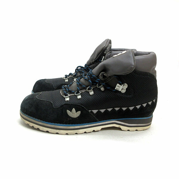 k■【26.5cm】アディダス/adidas G12367 HIKE BOOT ハイクブーツ/トレッキング/黒/MENS■42【中古】
