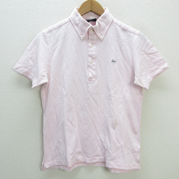 新品 未使用 ラコステ LACOSTE 半袖 ポロシャツ コットン 鹿の子 ⑬ 00s LACOSTEラコステ ワンポイント コットン 鹿の子 ポロシャツ