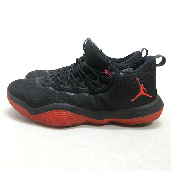 Q■【27.5cm】ナイキ/NIKE JORDAN SUPERFLY 2017 LOW バスケットシューズ■黒MENS/4 【中古】