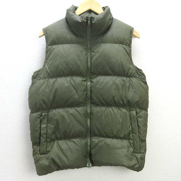 楽天市場】EVISU JEANS USED LADY'S ダウンベスト ブラック ジップ