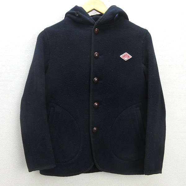 B15468 美品 ダントン　19AWウールモッサ　シングルコート　黒　40 楽天市場】ダントン/DANTON ウールモッサフードシングルコート