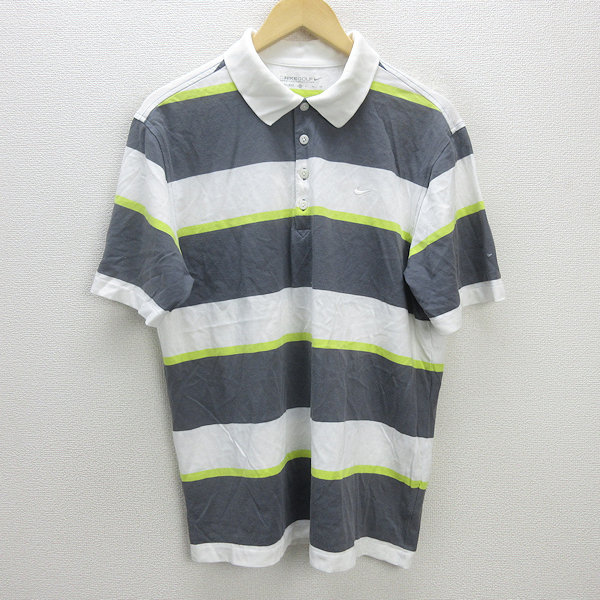 NIKE GOLF XL ストライプ柄ポロシャツ 1-240101480490-m-01-pl.jpg