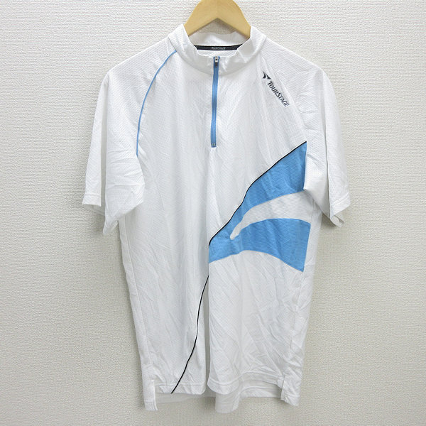 TOURSTAGE ツアーステージ 総柄 ハーフジップ シャツ 半袖 ウェア 楽天市場】G□ツアーステージ/TOURSTAGE モックネックハーフ
