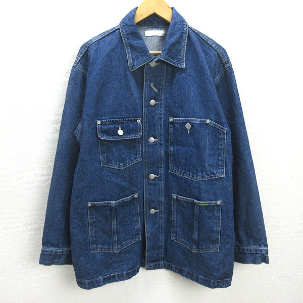 デニムブルー カバーオール ボタン付き imgrc0112983874.jpg