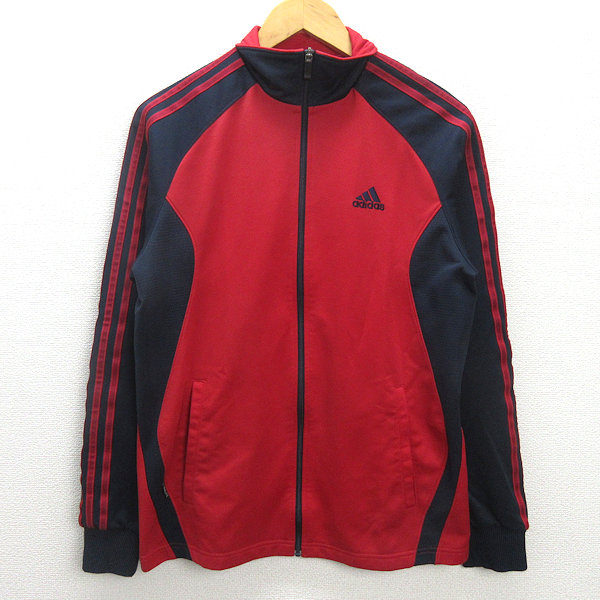 adidas ウォームアップウェア 上下 XLサイズ 黒赤 12763312-2.jpg