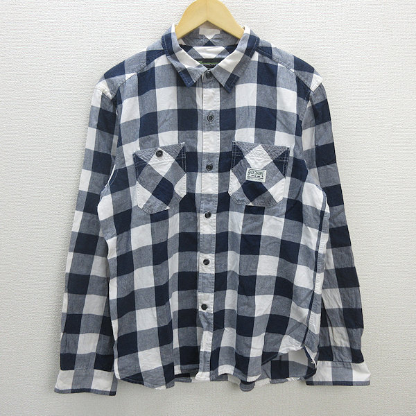 楽天市場】40〜50年代 MANSIZE チェック柄 マチ付き 長袖 ヘビー