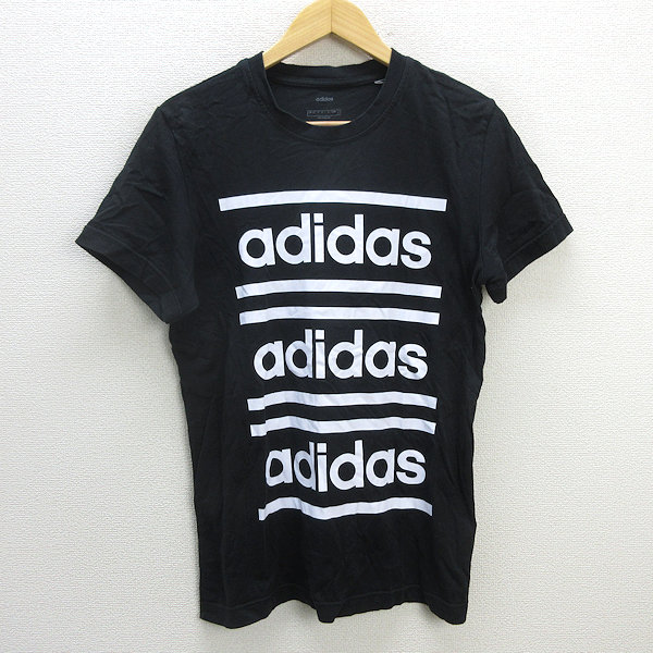 adidas★バックプリント レアTシャツ レアデザイン アディダス Tシャツ ブルー トレフォイルロゴ刺繍