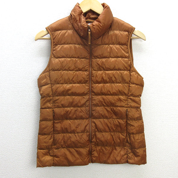   ダウンベスト L ラ ジョコンダ LA JOCONDE 【大きいサイズ】ボリューム襟 ダウン