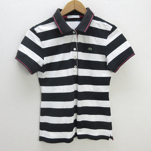 楽天市場】s□日本製□ラコステ/LACOSTE 白ワニ刺繍 鹿の子地