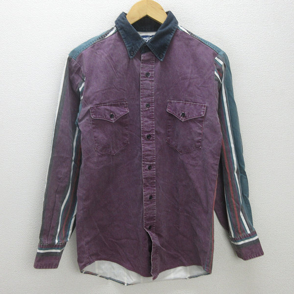 80年代ビックサイズwrangler ネイティブ柄　ボタンダウン　アメリカ製 Wrangler（ラングラー）の「【ヴィンテージ古着】Wrangler/ラングラー