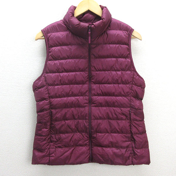 楽天市場】R□ユニクロ/UNIQLO ウルトラライトダウンベスト 軽量□茶系