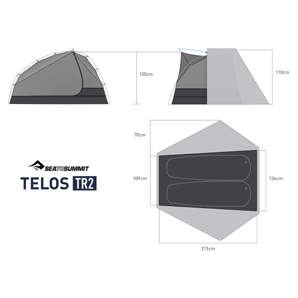 低反発 腰用 SEA TO SUMMIT(シートゥサミット) テロスTR2テント