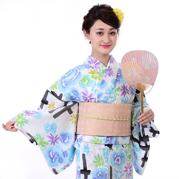 浴衣 レディース 大人 単品 ツモリチサトtsumori Chisato ゆかた 白 